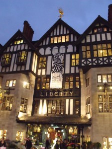 magasin Liberty London sur regent street à londres